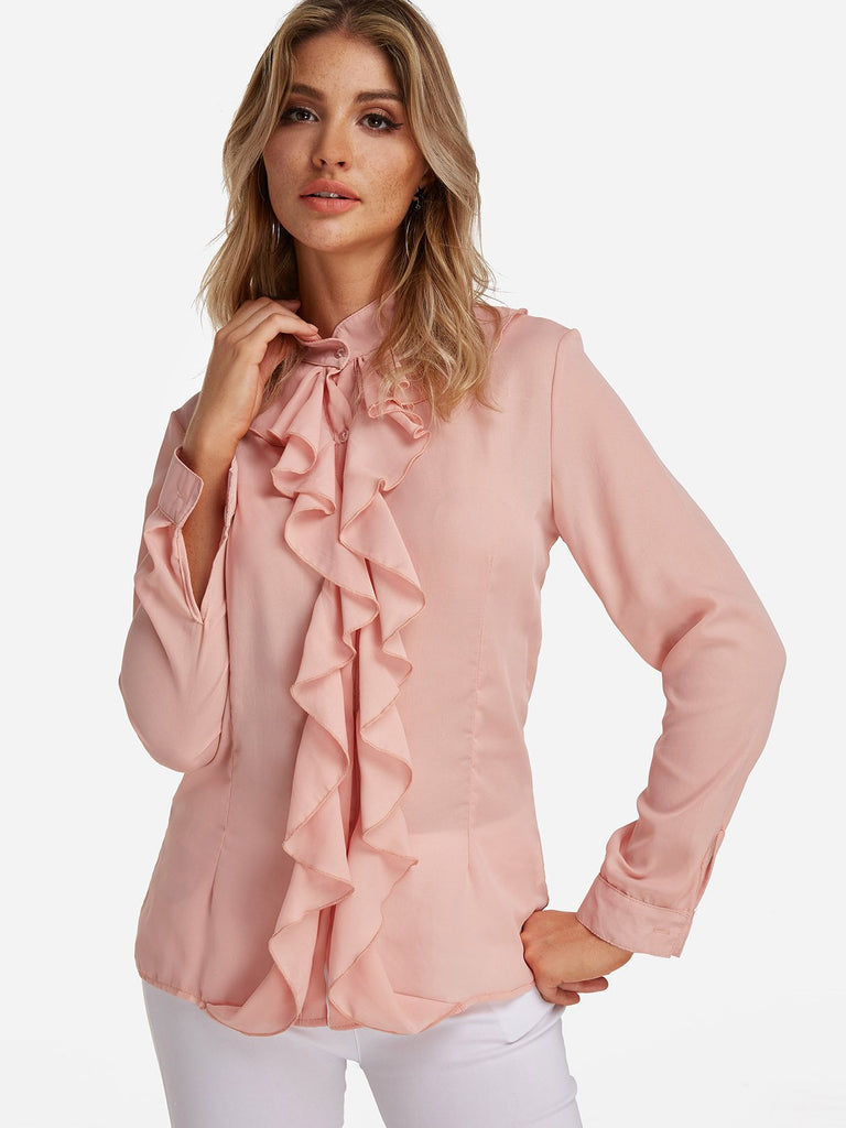 Ladies Long Sleeve Blouses