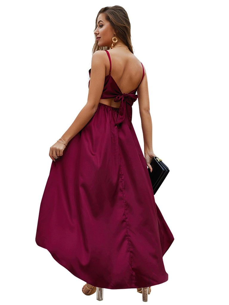 Womens Red Maxi Dresses