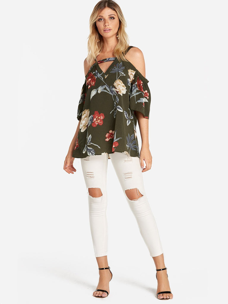 Womens Black Blouses