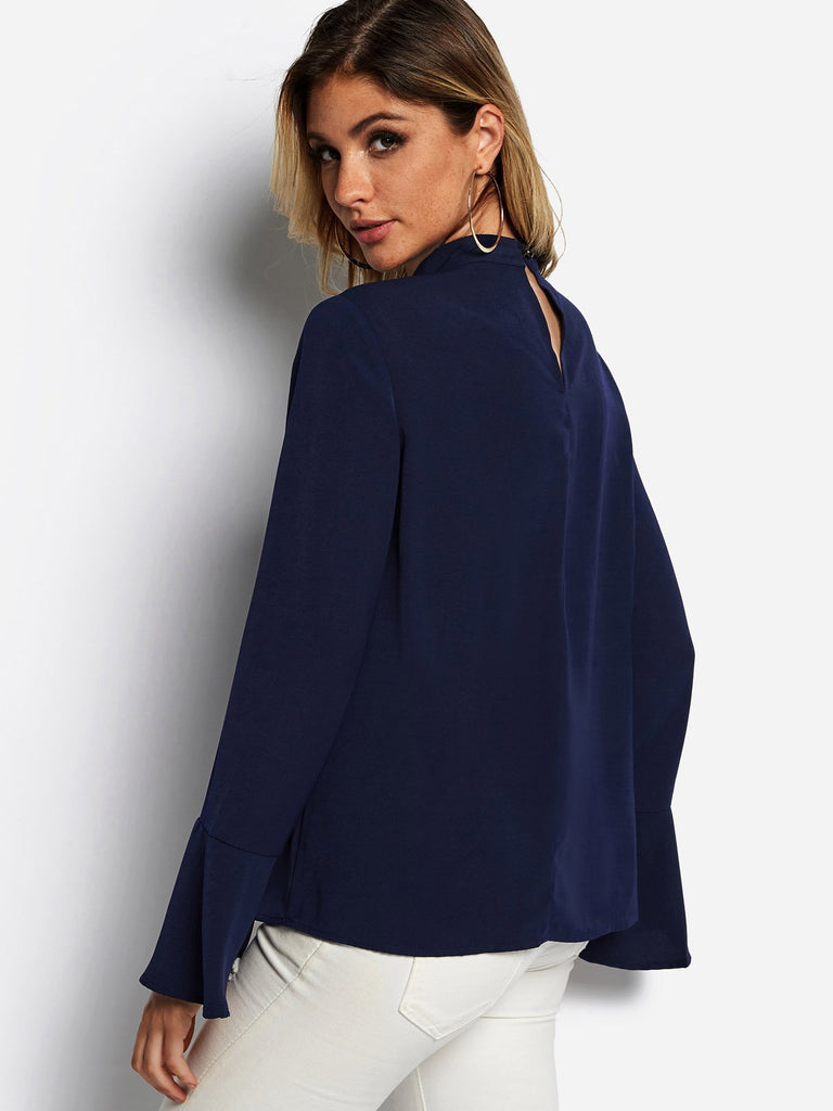 Womens Navy Blouses