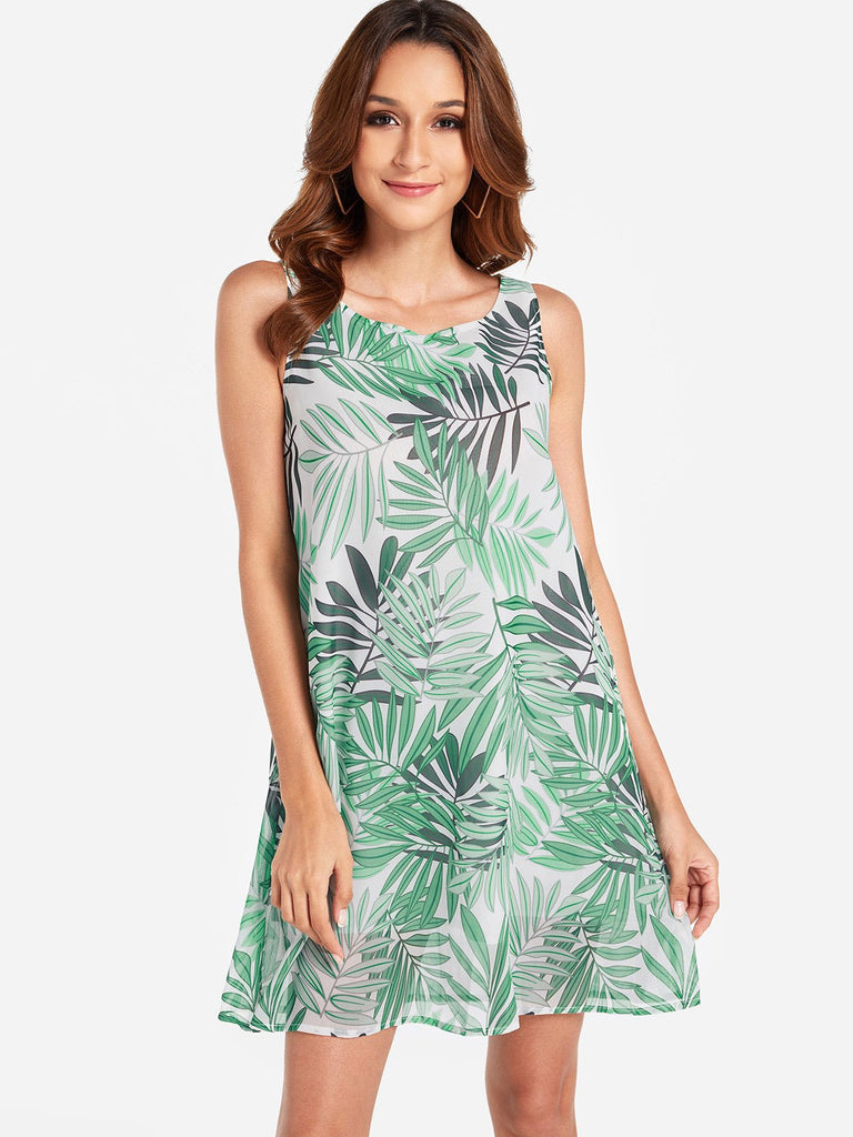 Ladies Sleeveless Casual Dress
