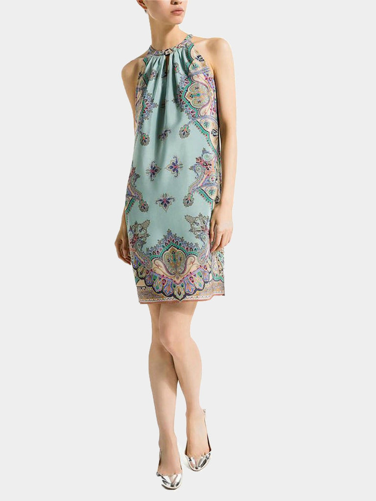 Floral Halter Neck Dresses