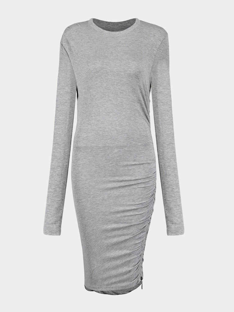Bodycon Dresses With Front Pleats