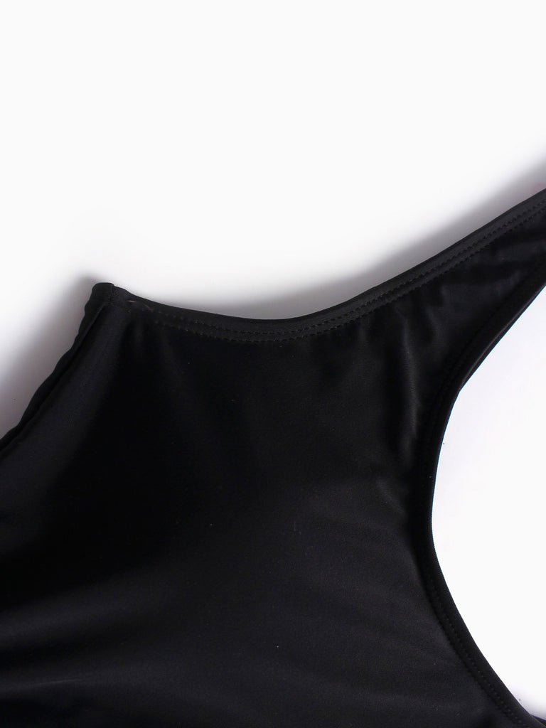 Womens Sleeveless One-Pieces Swimwears