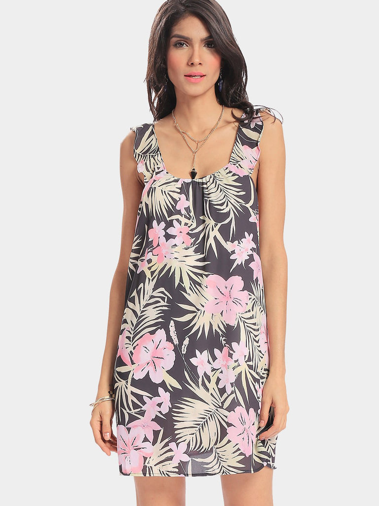 Womens Multi Floral Dresses