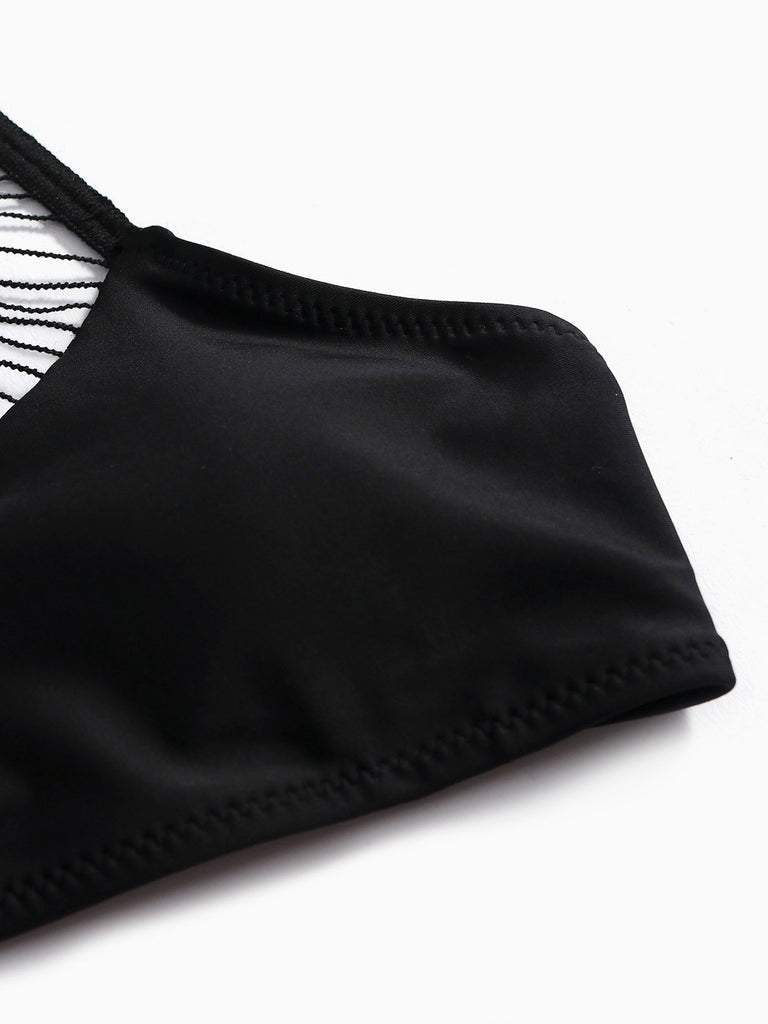 Womens Sleeveless Two Piece Bikinis