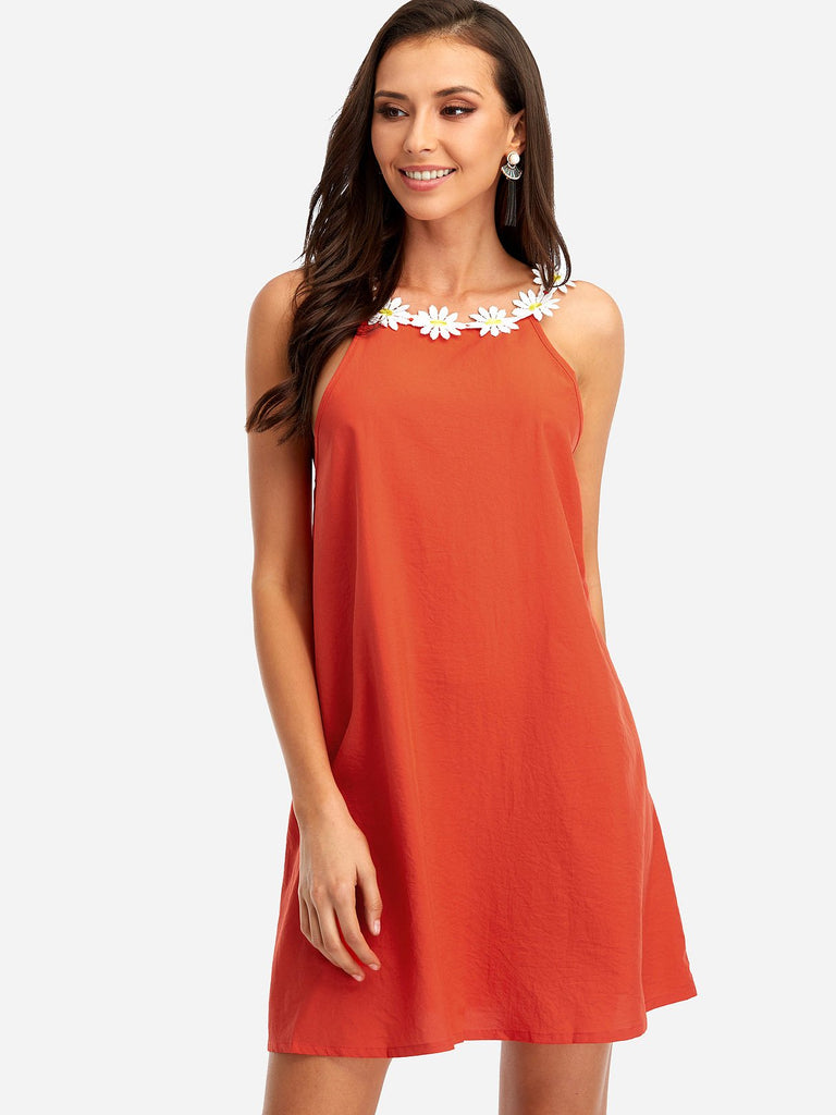 Ladies Sleeveless Mini Dress