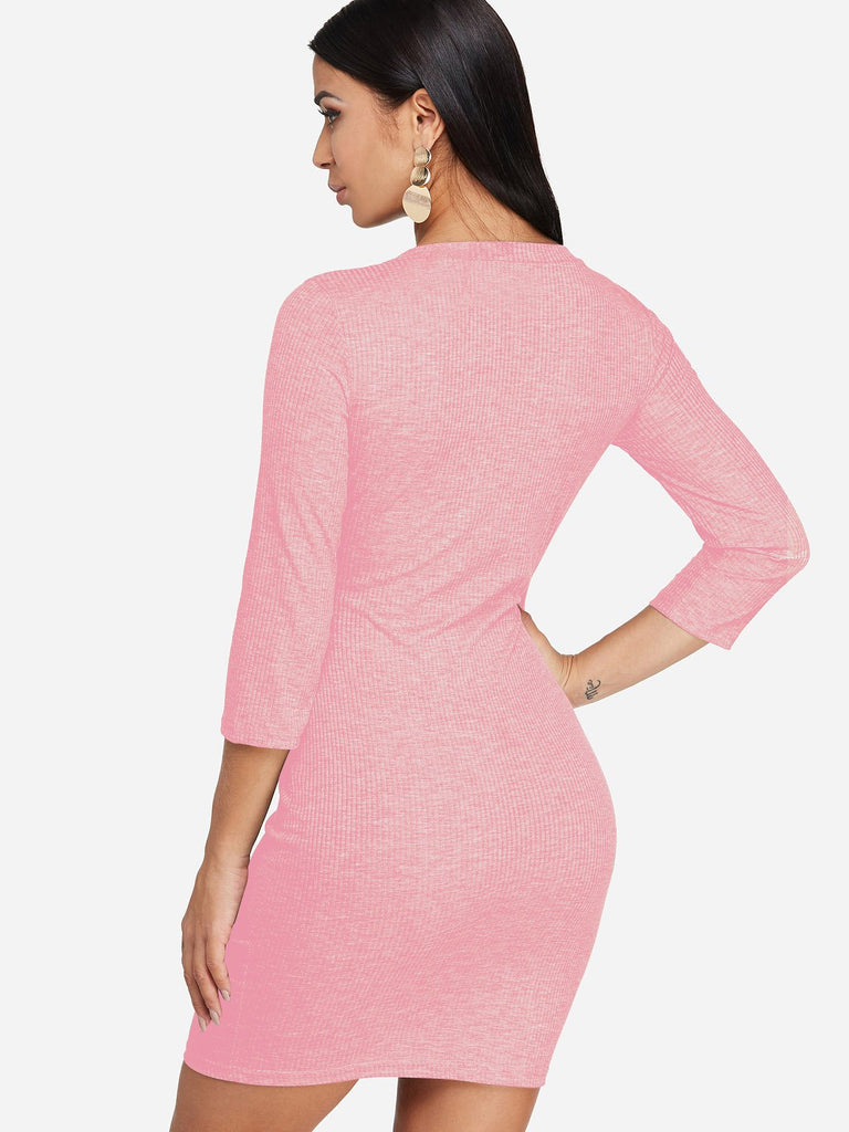 Womens Pink Bodycon Dresses