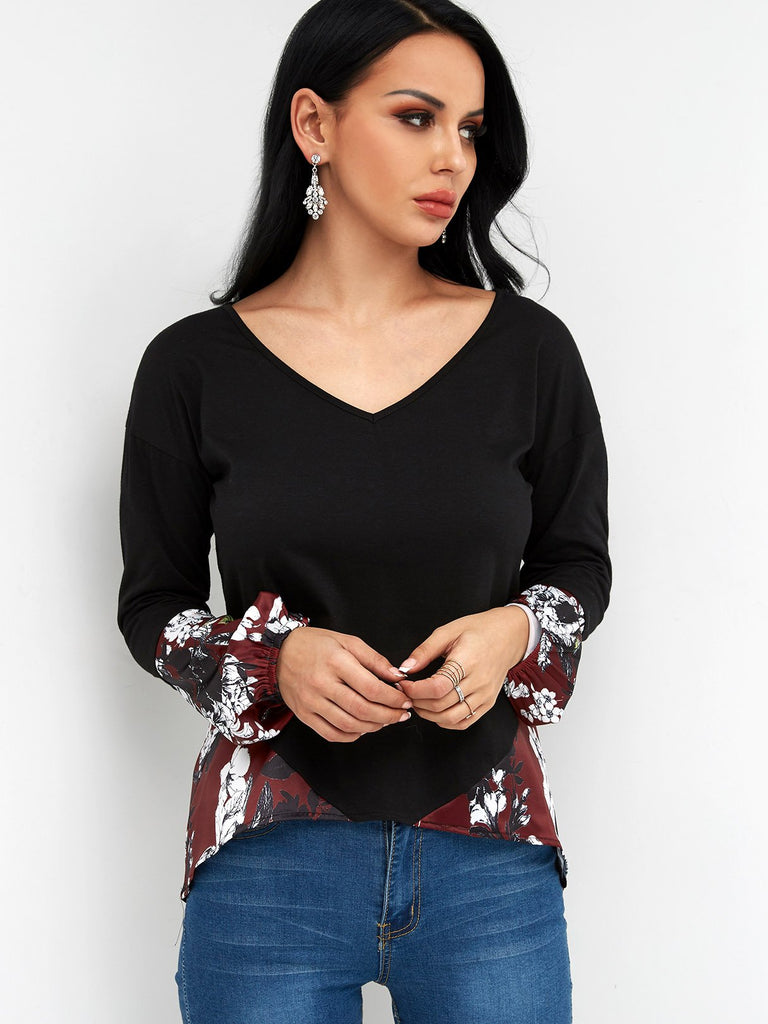 Ladies Color Block T-Shirts