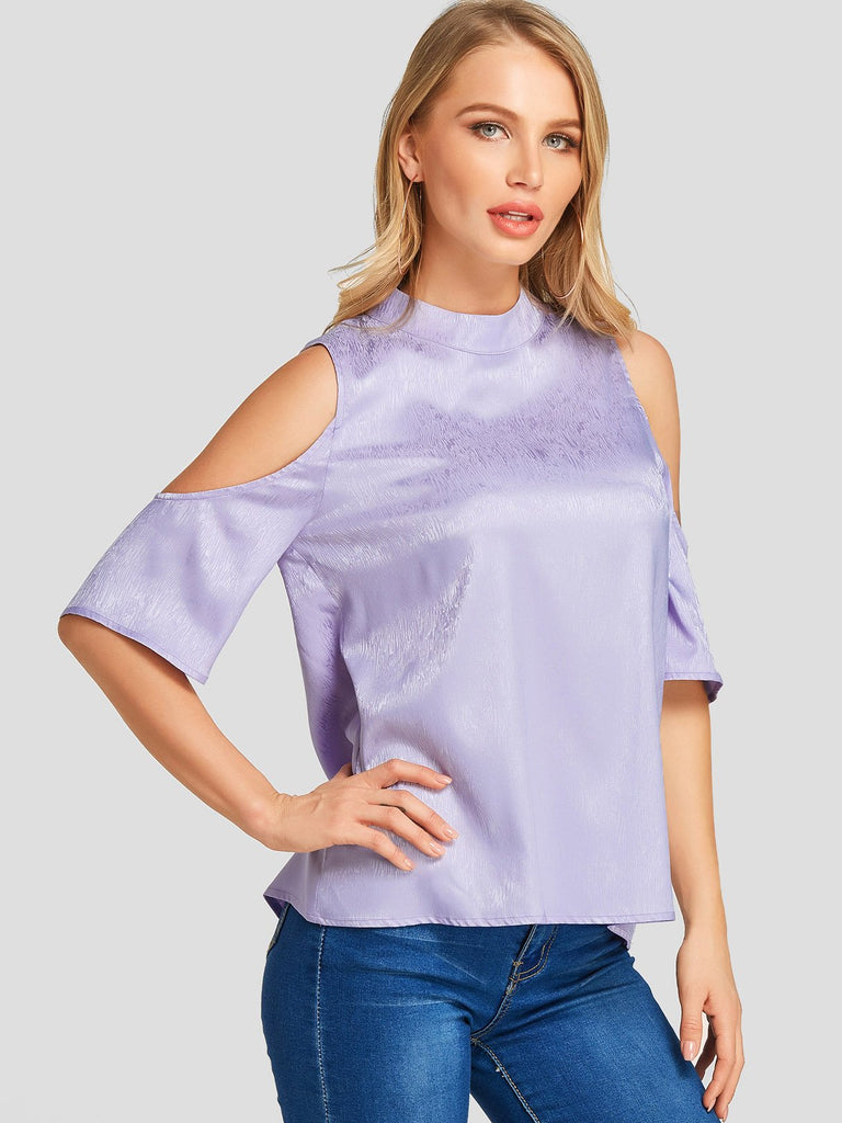Ladies Purple Blouses