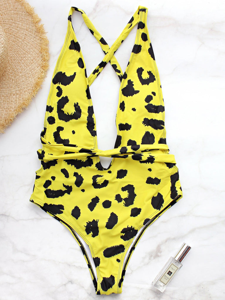 Ladies Yellow One-Pieces