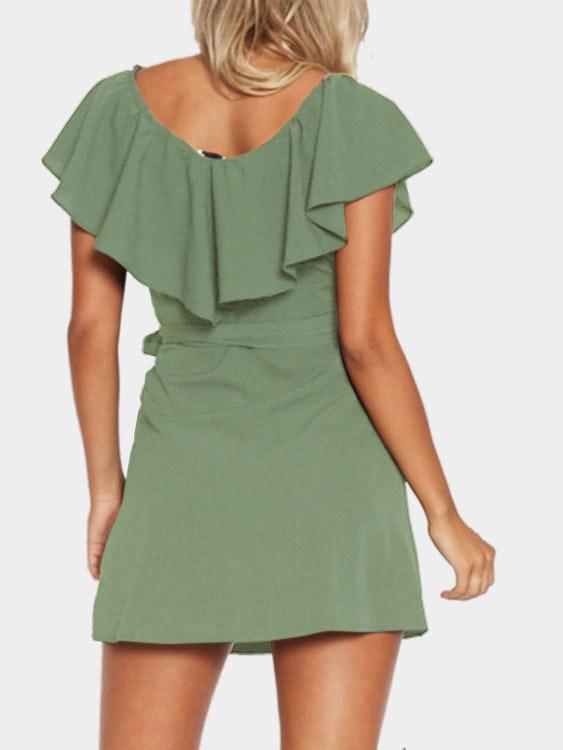 Lime Green Party Dress