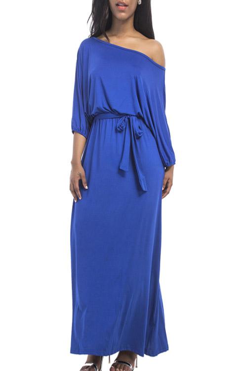 Ladies Blue Maxi Dresses