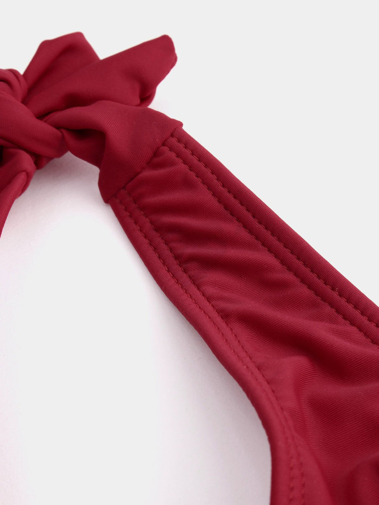 Ladies Burgundy One-Pieces