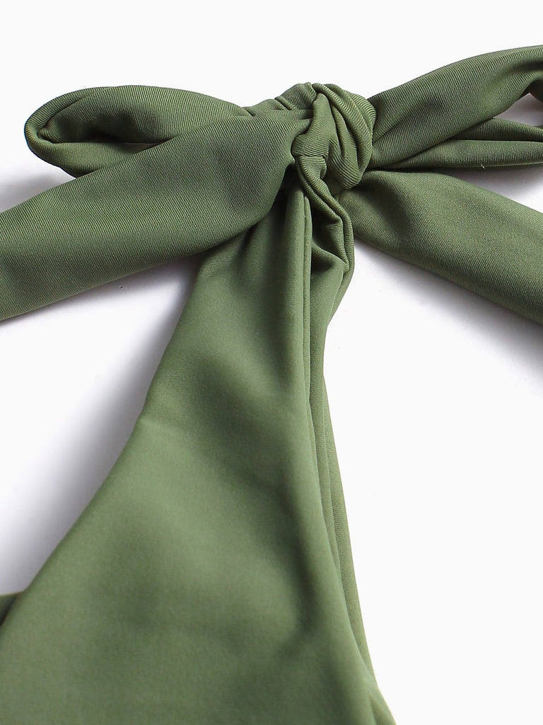 Ladies Green Bikinis