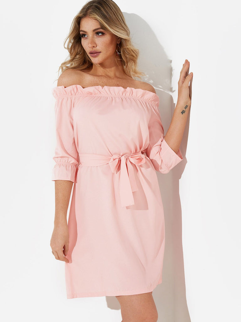 Ladies 3/4 Sleeve Dresses