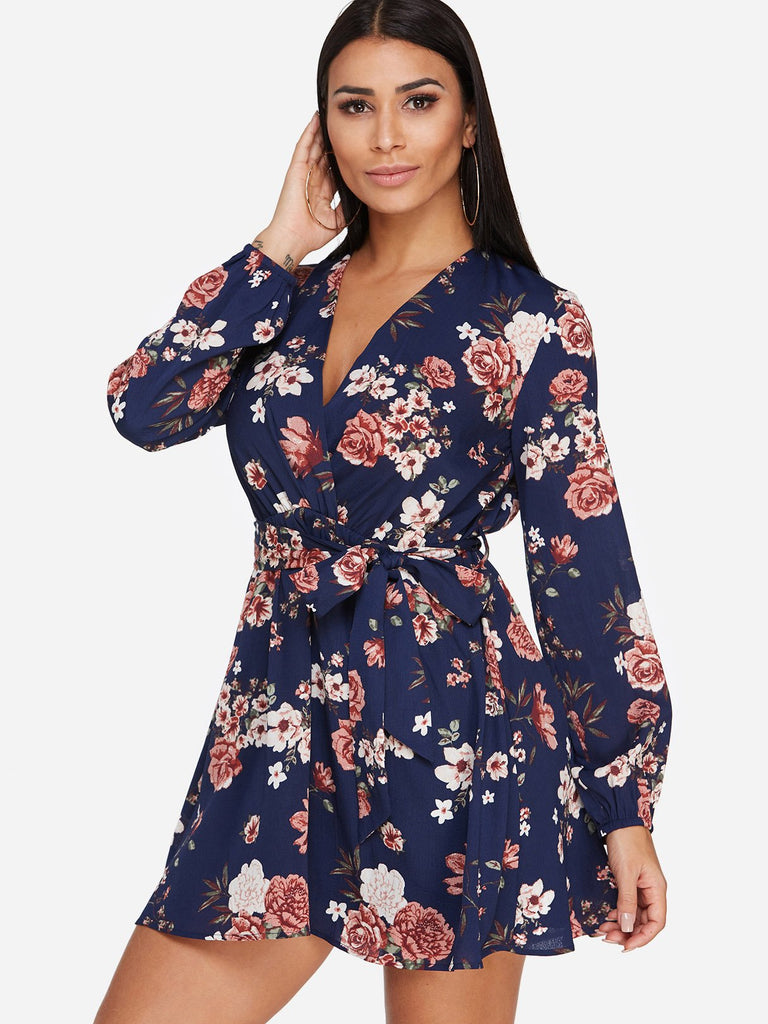 Ladies Navy Mini Dresses