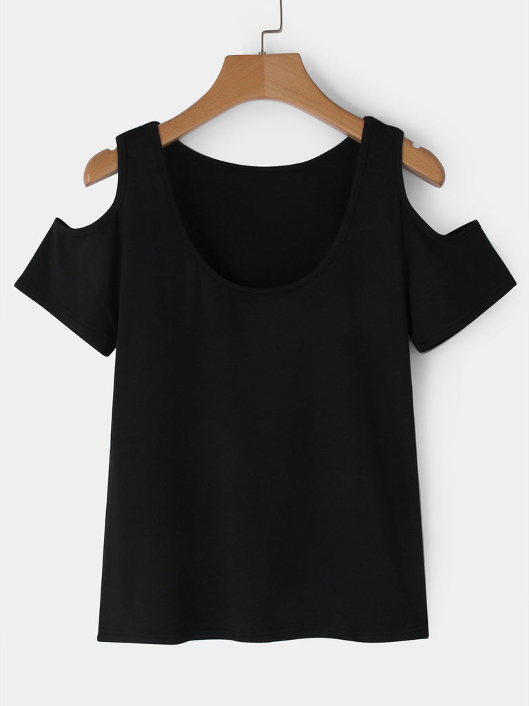 Womens Black T-Shirts