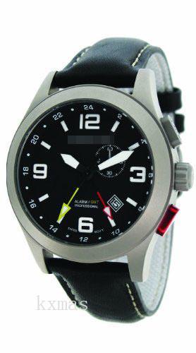 Inexpensive Luxury Leather Calfskin 22 mm Wristwatch Strap 1M-SP58B1B_K0015823