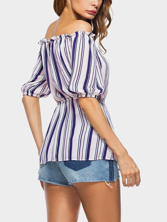 Womens Striped Blouses