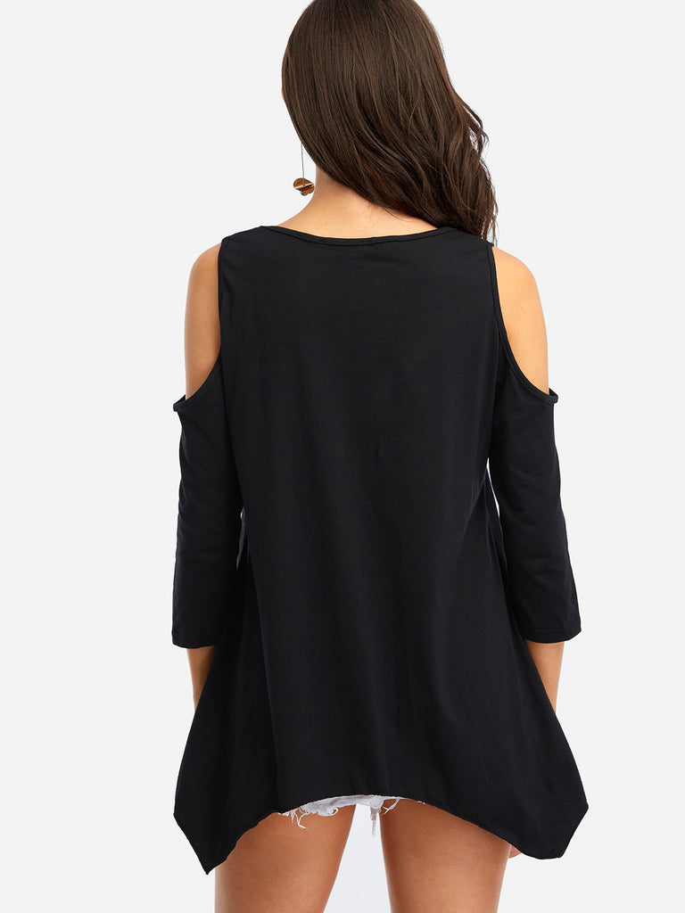 Womens Black T-Shirts
