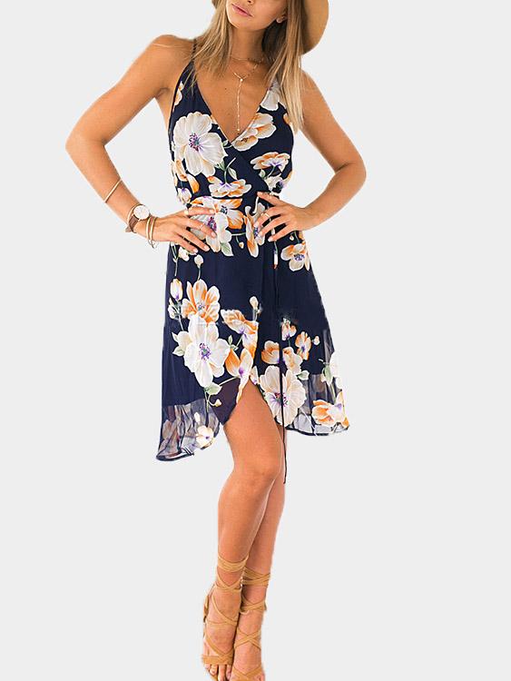 Womens Multi Floral Dresses