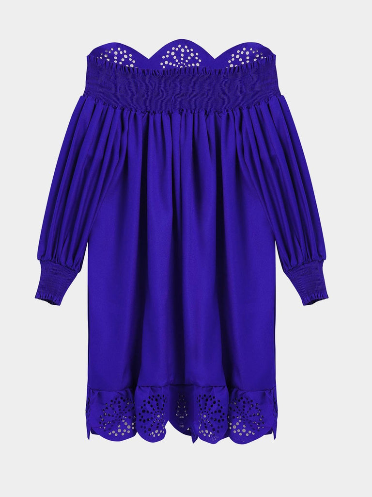 Womens Blue Mini Dresses