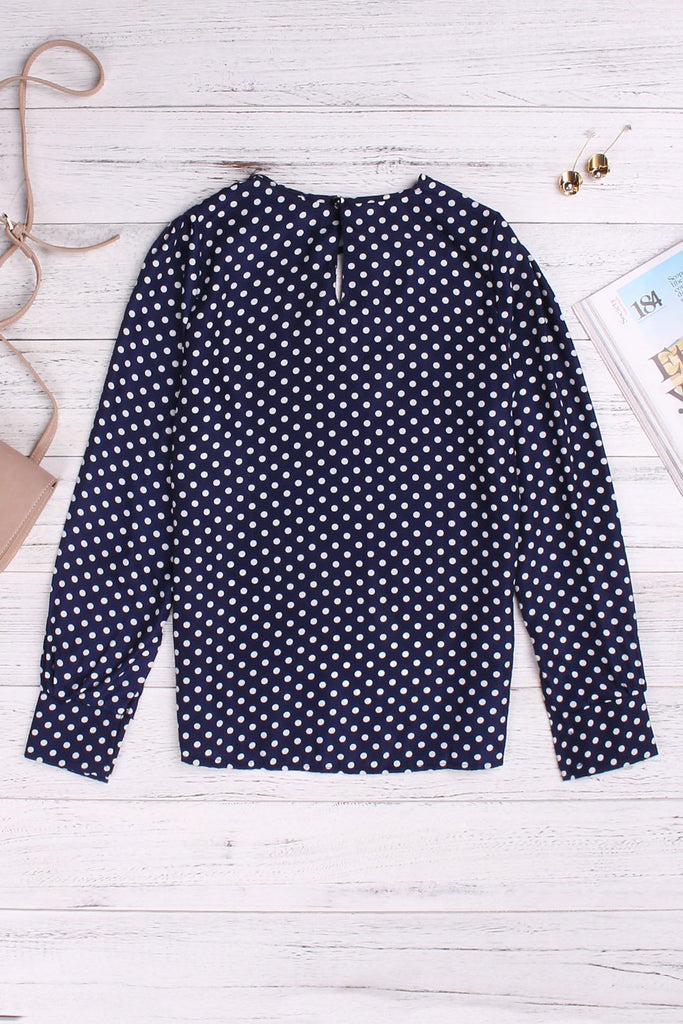 Ladies Dark Blue Blouses