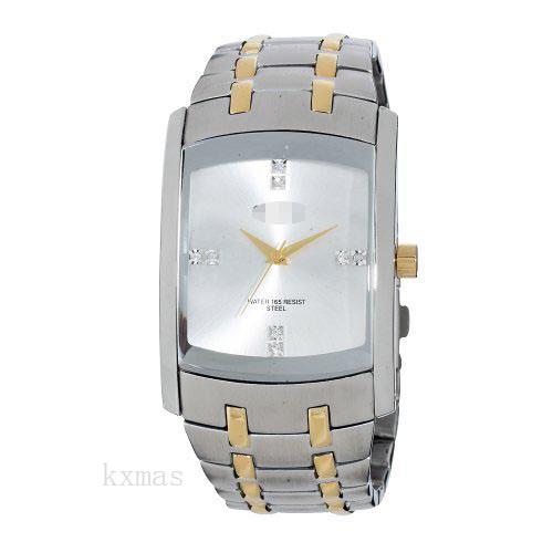 Bargain Elegance Stainless Steel 26 mm Watch Bracelet 20-4507SVTT_K0035743
