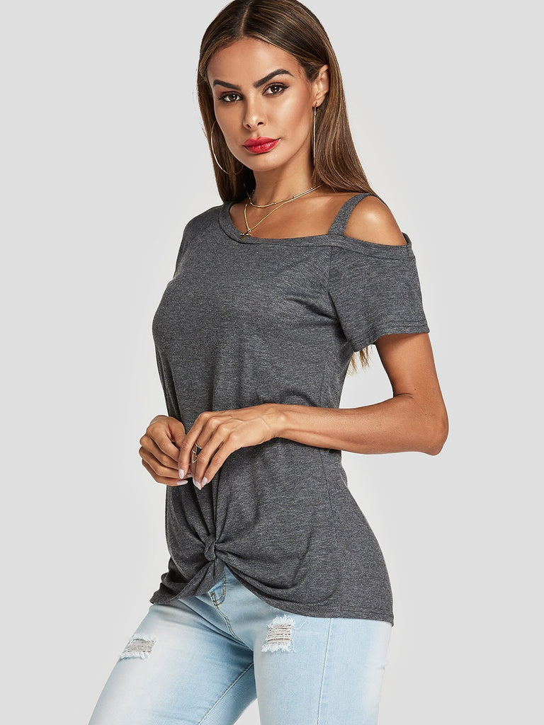 Ladies Dark Grey Blouses