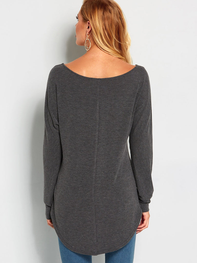 Womens Grey T-Shirts