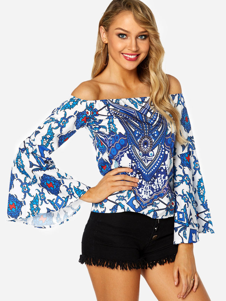 Ladies Blue Blouses