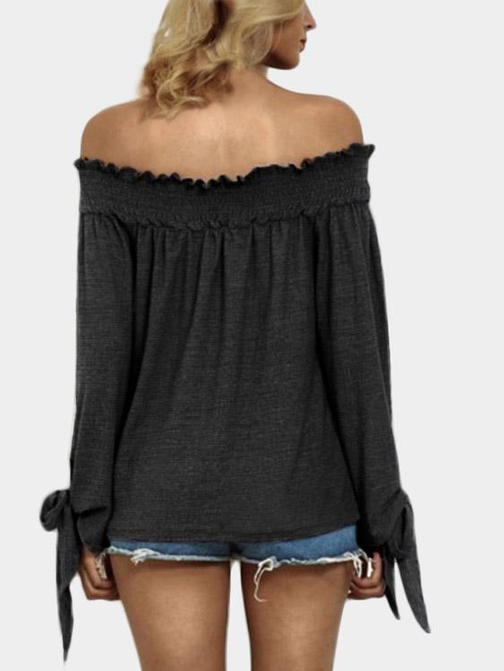 Womens Black Blouses