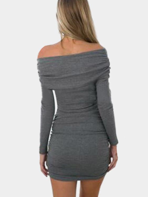 Womens Grey Bodycon Dresses