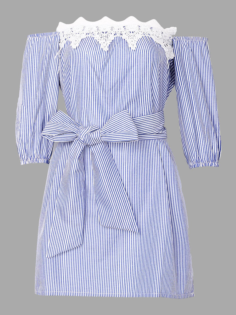 Womens Blue Sexy Dresses
