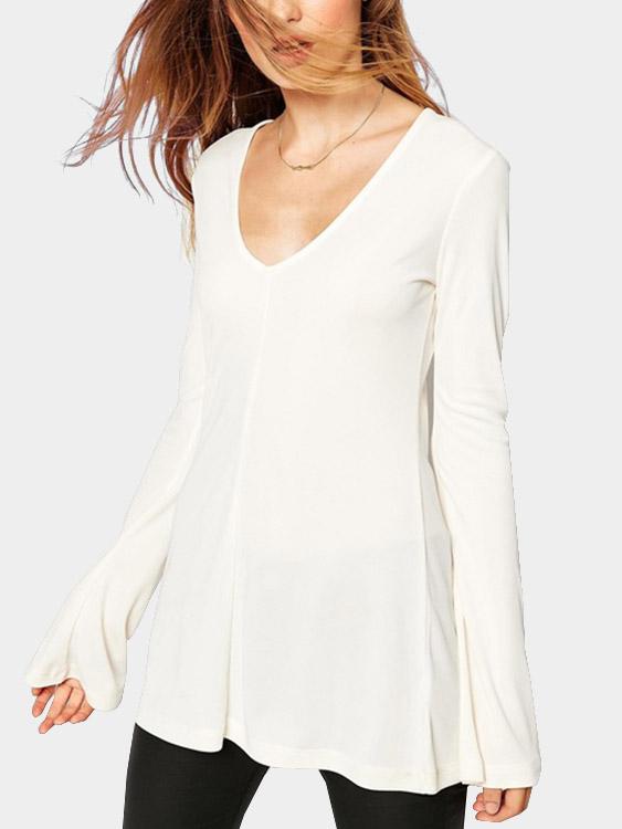 Ladies White T-Shirts
