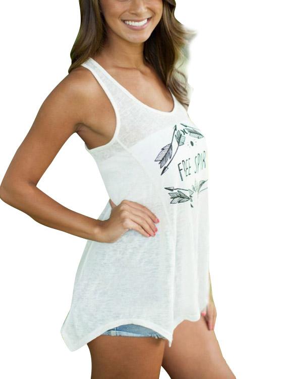 Ladies White Camis