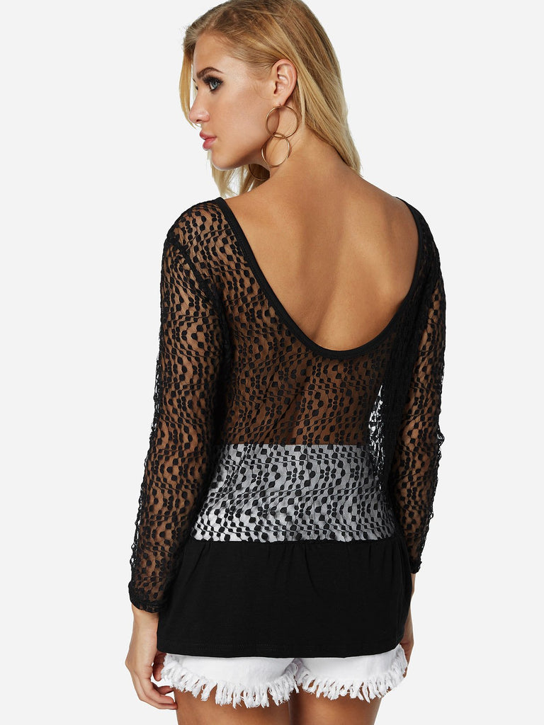 Womens Black T-Shirts