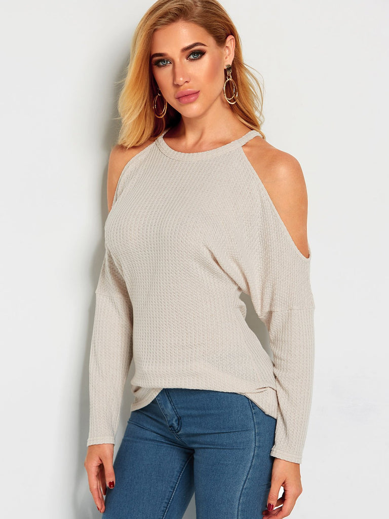 Ladies Beige T-Shirts