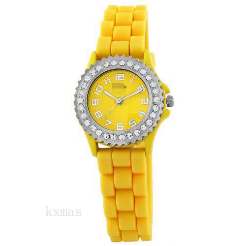 Latest Silicone 15 mm Watch Strap Replacement 2218_YELLOW_K0027410