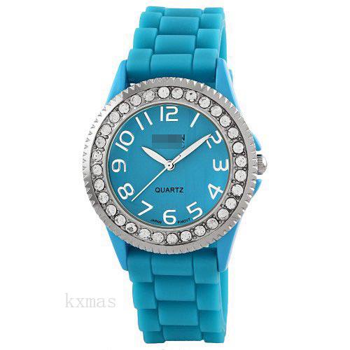 Inexpensive High Quality Silicone 20 mm Watch Strap 2219_BLUE_K0027405