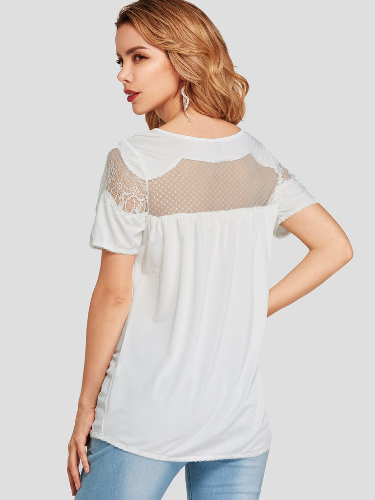 Ladies White T-Shirts