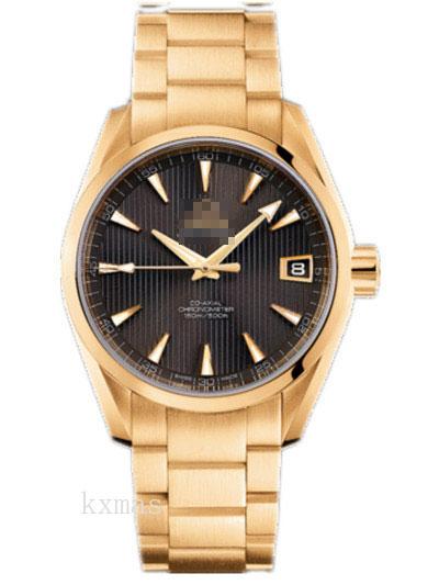 Latest Trendy Yellow Gold 19 mm Watches Band 231.50.39.21.06.002_K0017592