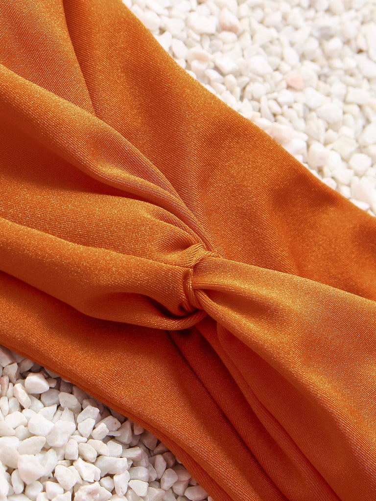 Ladies Orange Bikinis
