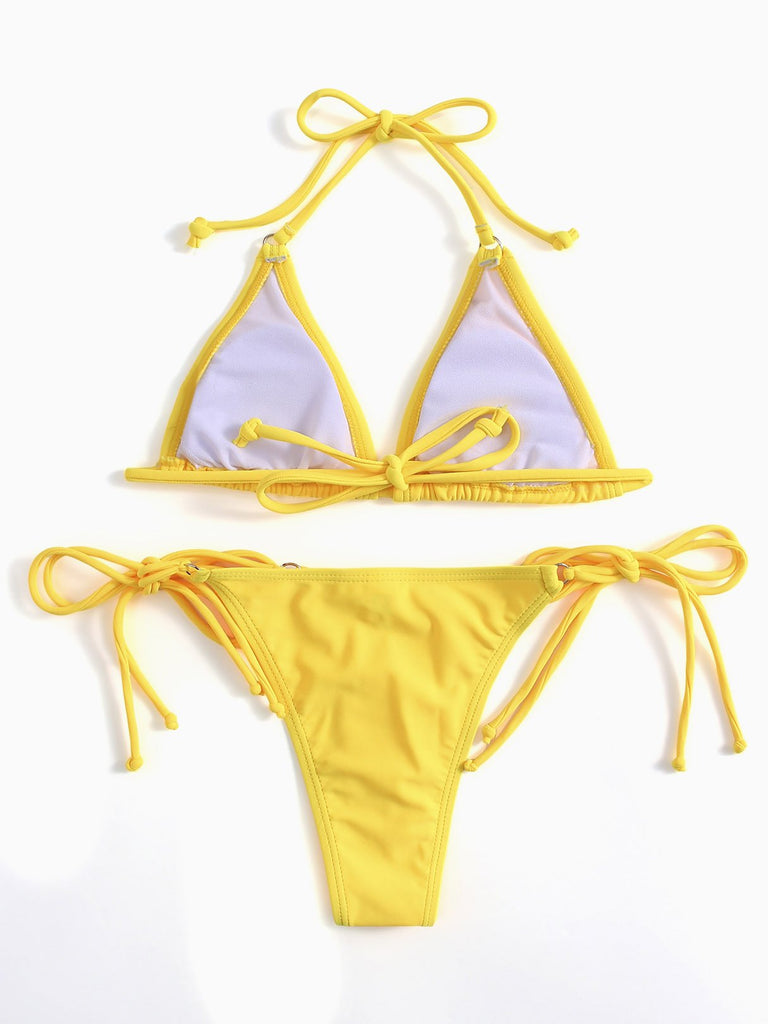 Off White Bikini Bottoms