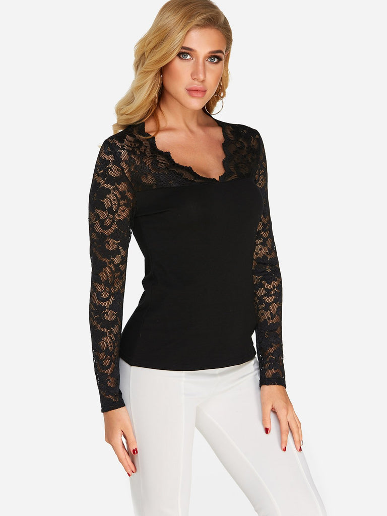 Ladies Black T-Shirts