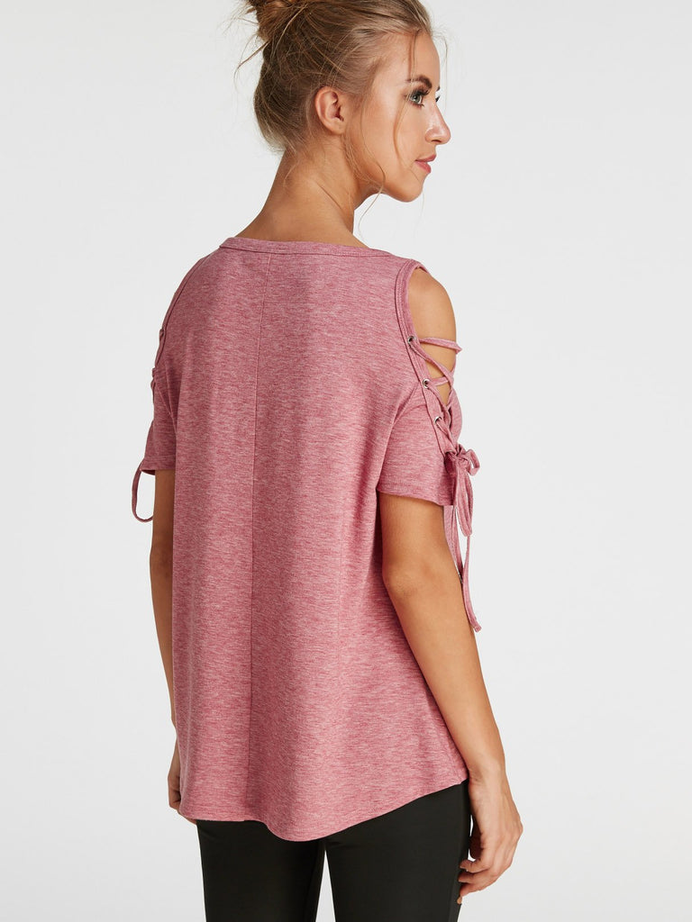Womens Burgundy T-Shirts