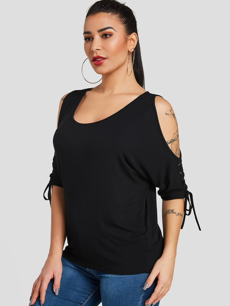 Ladies Black T-Shirts