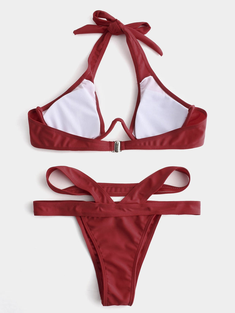 Womens Red Bikinis