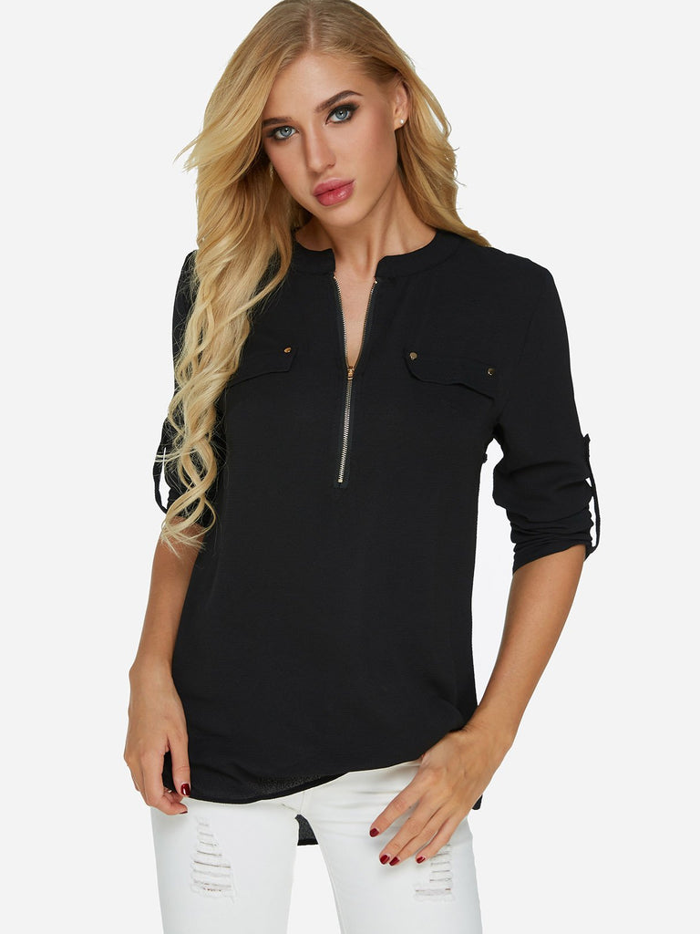 Ladies 3/4 Sleeve Blouses